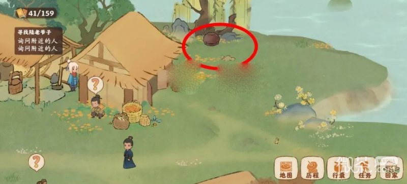 《桃源深处有人家》结梦念中寻萝及挖宝位置详情
