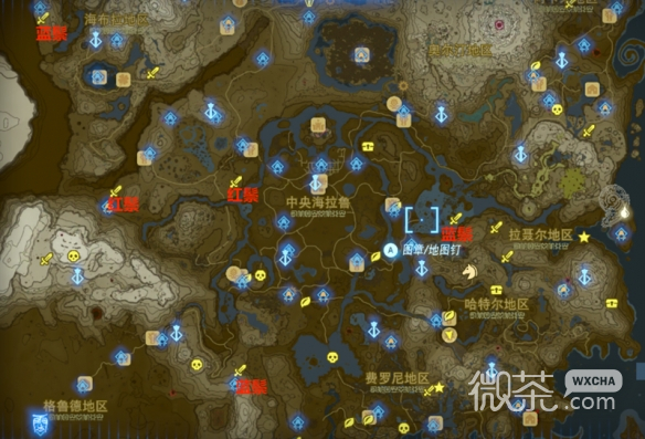 《塞尔达传说王国之泪》人马位置大全一览