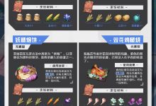 《晶核》阿特兰全食物食谱一览-捕鱼中文站