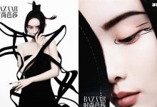 孟子义《时尚芭莎》国颜美妆大片,黑白简约演绎别样东方美学-捕鱼中文站