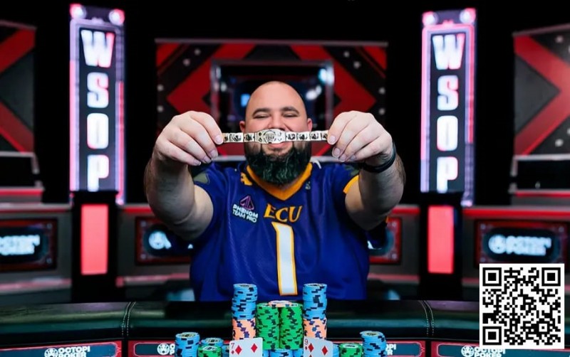 【EV扑克】WSOP最疯狂的逆转?小哥连续三次不到5 Outs河杀对手夺冠,这运气绝了!
