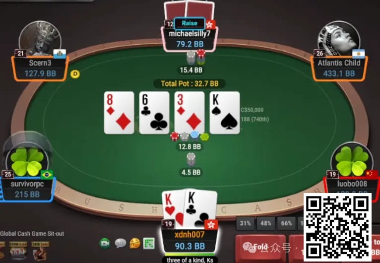 【EV扑克】牌局分析:顶set也induce