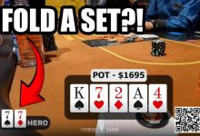 【EV扑克】讨论：这手Set，面对河牌全压要弃牌吗？-捕鱼中文站