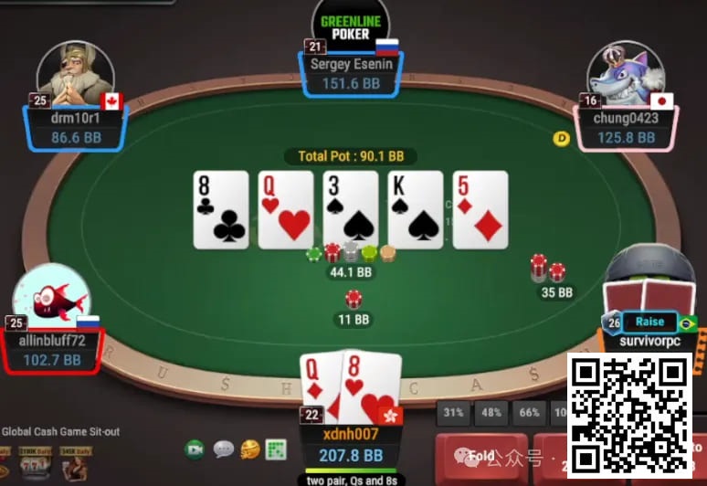 【EV扑克】牌局分析:超对的奇怪路线