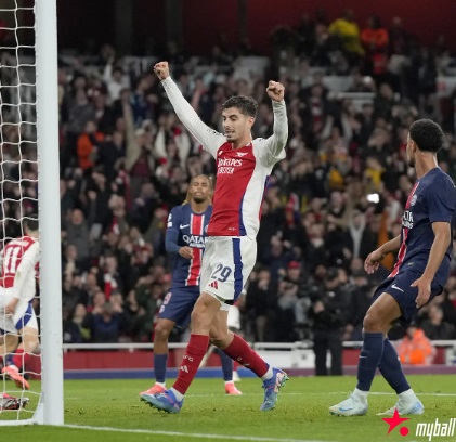 迈博体育:梅里诺迎首秀阿森纳2-0巴黎