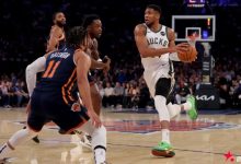 迈博体育 唐斯32+11字母哥空砍两双 布伦森15+9尼克斯轻取雄鹿-捕鱼中文站