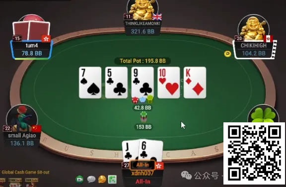 【EV扑克】牌局分析:K是bluff的好牌