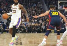 大发体育-詹姆斯25+12库里仅得13分 浓眉36+13湖人轻取勇士，大发助力你的致富之路！-捕鱼中文站