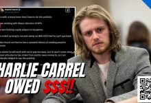 【EV扑克】趣闻 | Charlie Carrel揭露扑克巡回赛联合创始人涉嫌6万美元诈骗-捕鱼中文站