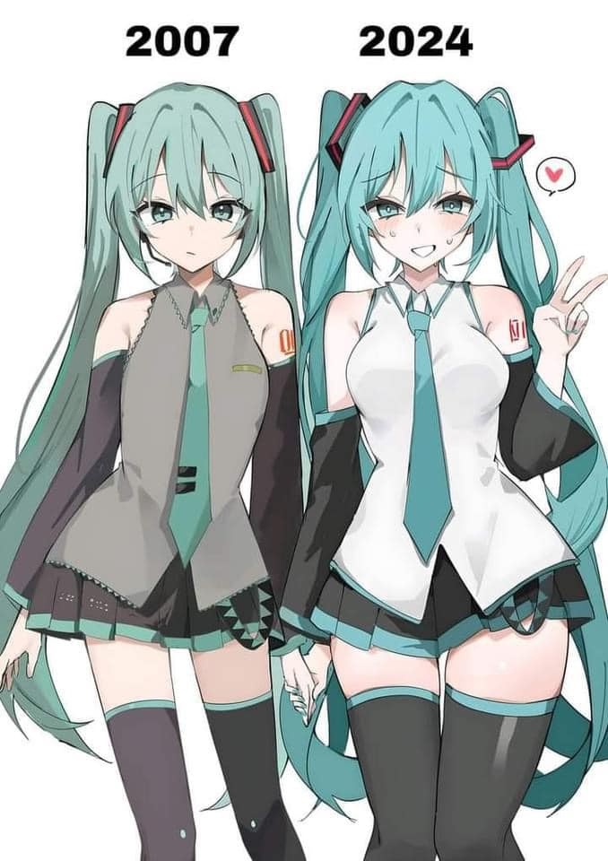 初音未来怎么还长大了一圈？