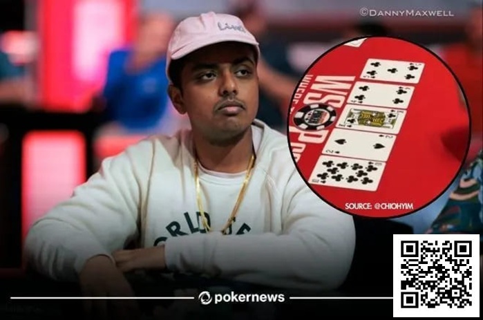 【EV扑克】明明击中后门同花,却被顺子淘汰出局!WSOPC主赛引争议