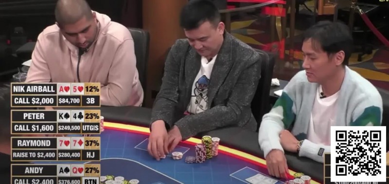 【EV扑克】Andy面对气球河牌的过牌-加注赔率极佳,做出惊人弃牌,但这却不是最佳决策?