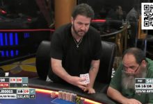 【EV扑克】离谱冤家牌！他拿第三坚果牌长考5分钟不愿意跟注，秀牌后一桌人都好气愤！-捕鱼中文站