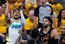 迈博体育 打疯了！步行者半场80-39领先骑士41分 12记三分4人上双碾压-捕鱼中文站