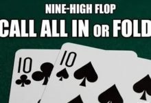 【EV扑克】口袋10在9高翻牌面被全压，跟注还是弃牌？-捕鱼中文站