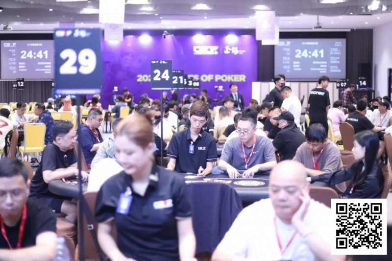 【EV扑克】CSOP潮汕杯 | 邱爽勇夺开幕赛桂冠!主赛事第一轮A组何宗钖429,000记分牌带领38位选手晋级Day2