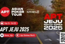 【EV扑克】2025APT济州｜主赛创韩国赛史新里程碑，中国台湾牌手Yu Hsiang Huang领跑Day2-捕鱼中文站