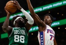 迈博体育 埃奇库姆首秀34分 布朗25分绿军惜败76人-捕鱼中文站