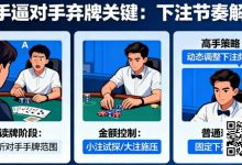 【EV扑克】为什么高手总能逼对手弃牌？关键在下注节奏-捕鱼中文站