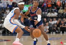 迈博体育 雷霆128-110大胜快船!7连胜强势锁定联盟第一,霍姆格伦30+14统治内线-捕鱼中文站